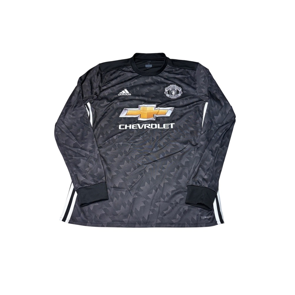 MANCHESTER UNITED 2017 2018 AWAY SHIRT JERSEY LONG SLEEVE ADIDAS Medium MEN